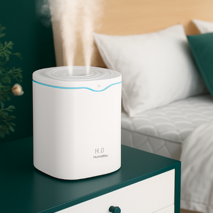 Humidificateur d'air à double port de pulvérisation pour huiles essentielles et aromathérapie