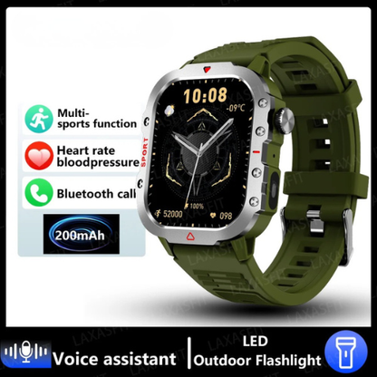 Smartwatch LAXASFIT 2024 z Bluetooth, połączeniami i monitorowaniem stanu zdrowia