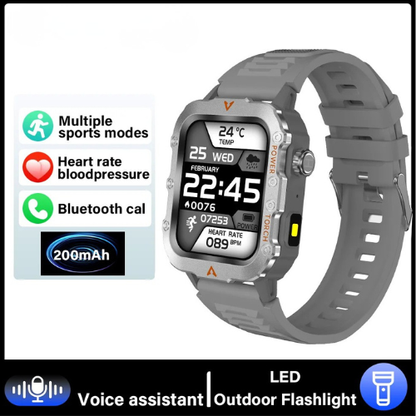 Smartwatch LAXASFIT 2024 z Bluetooth, połączeniami i monitorowaniem stanu zdrowia