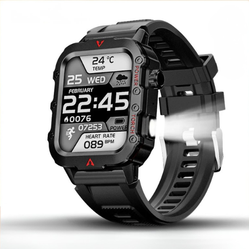 LAXASFIT 2024 Smartwatch with Bluetooth Call & Health Monitoring