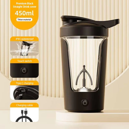 Gobelet shaker portable Xiaomi 450 ml – Rechargeable par USB, idéal pour la salle de sport 