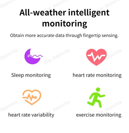 Waterproof Diamond Smart Ring for Android and iOS, Women's Fashion