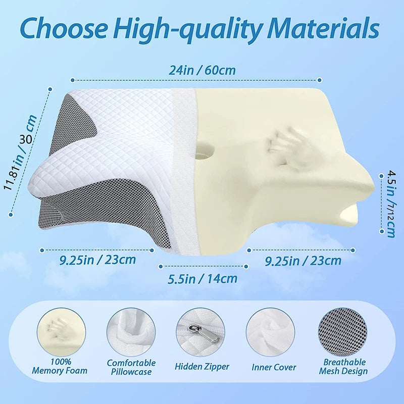 Contour Cervical Pillow – Memory Foam for Neck Pain