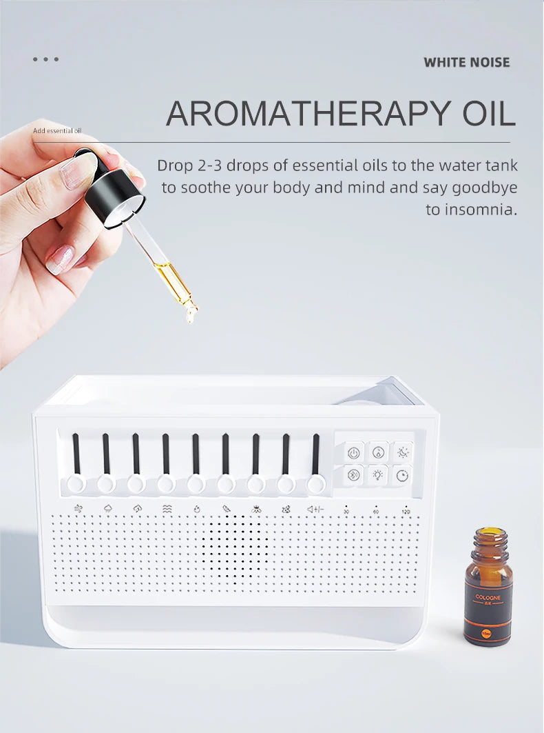 Musical Diffuser with Flame Effect and Aromatherapy