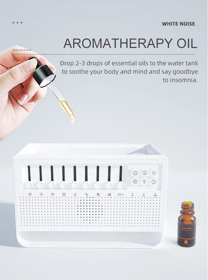 Musical Diffuser with Flame Effect and Aromatherapy