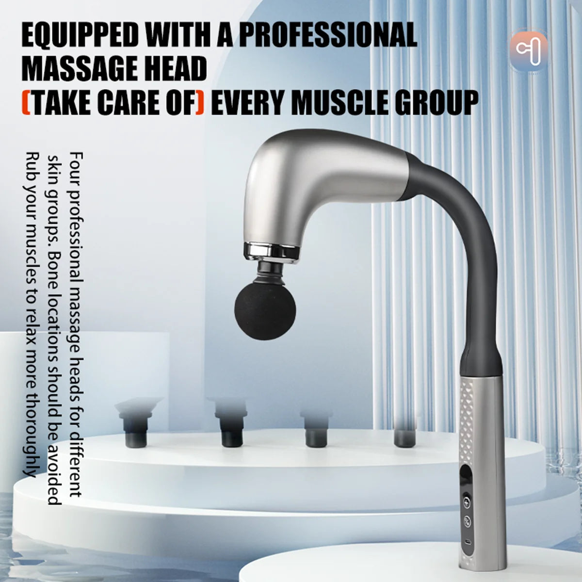 PowerPulse Deep Tissue Massage Gun for Muscle Relief