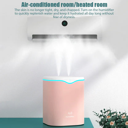 Air Humidifier Double Spray Port Essential Oil Aromatherapy