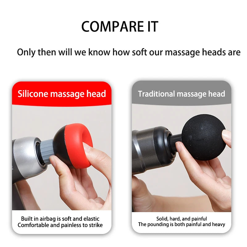 SoftPulse silicone head massager for deep tissue relaxation.