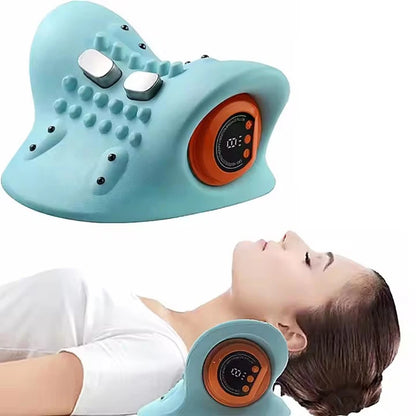 PosturaEase Heated Neck & Shoulder Relaxer Pillow