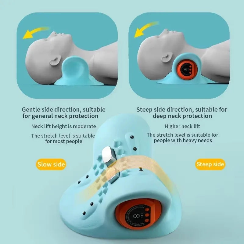 PosturaEase Heated Neck & Shoulder Relaxer Pillow