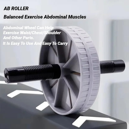 1 Pc Household Silent Abdominal Workout Roller, Abdominal Exercise Wheel For Workout Body Building, Waist & Tummy Slimming