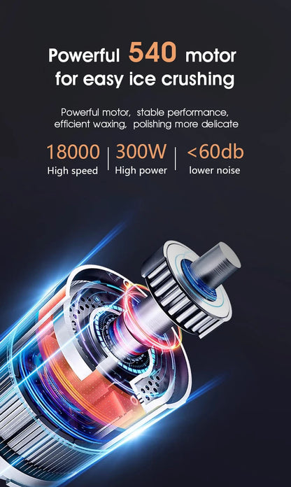 Portable Electric Juicer 700ML Mini Blender for kitchen travel Outdoor Camping Picnic.