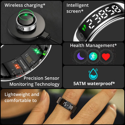 Smart Ring, Health Manager, Waterproof for Men and Women