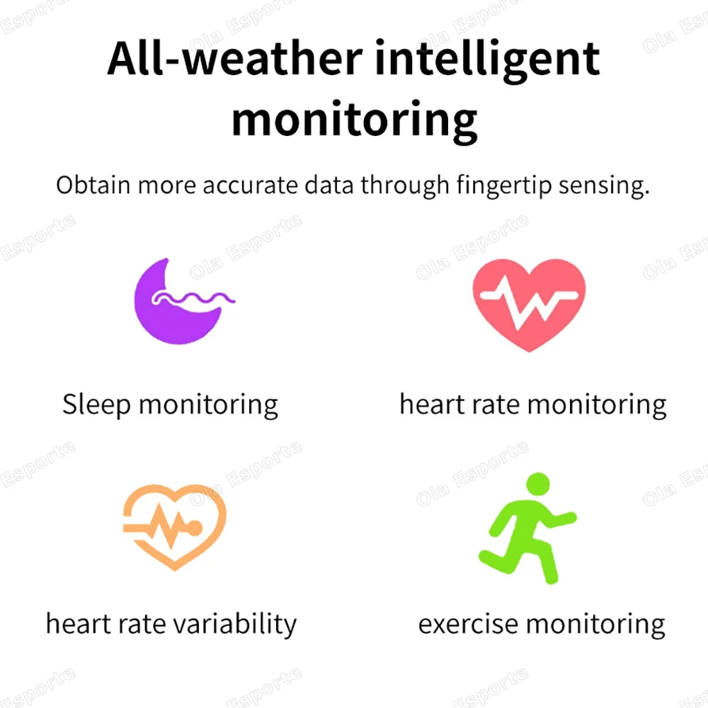 Waterproof Diamond Smart Ring for Android and iOS, Women's Fashion