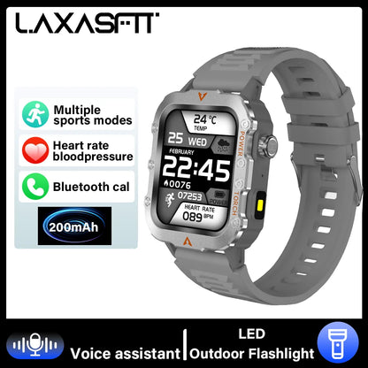 Montre connectée LAXASFIT 2024 avec appels Bluetooth et suivi de la santé