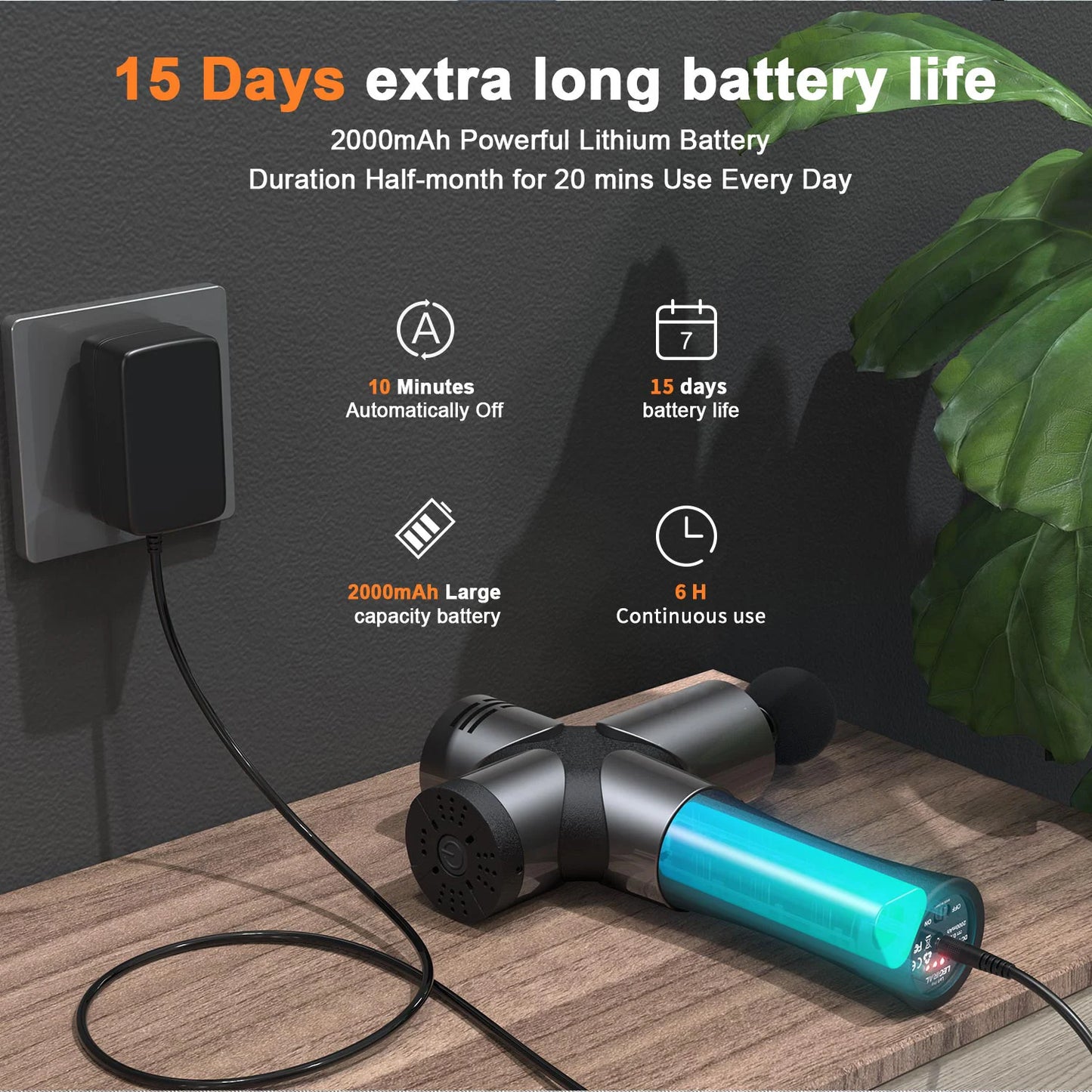 Quiet Deep Tissue Massager for Gym & Home Recovery