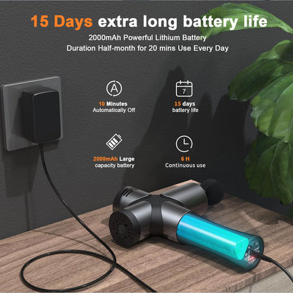 Quiet Deep Tissue Massager for Gym & Home Recovery