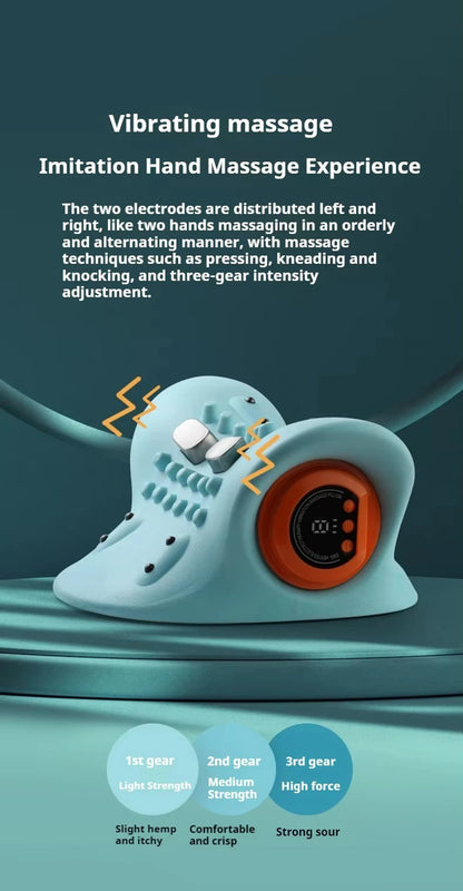 PosturaEase Heated Neck & Shoulder Relaxer Pillow