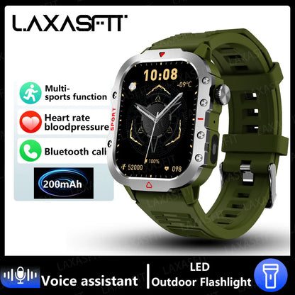 Montre connectée LAXASFIT 2024 avec appels Bluetooth et suivi de la santé