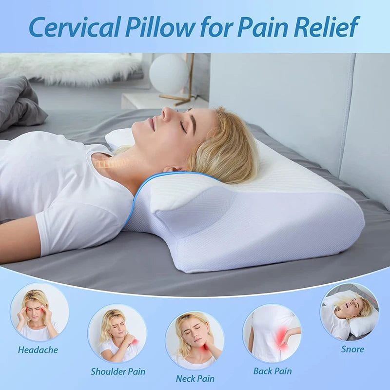 Contour Cervical Pillow – Memory Foam for Neck Pain