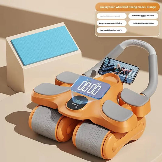 Four-Wheel Ab Wheel – Belly Slimming Home Trainer